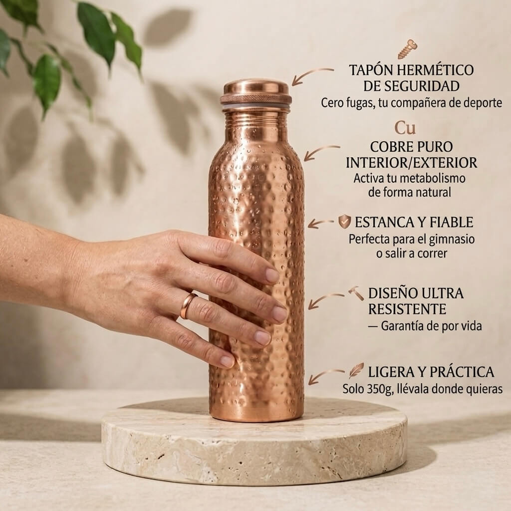Botella de Cobre Blaschen™ — Quema Grasas y Acelera el Metabolismo Naturalmente