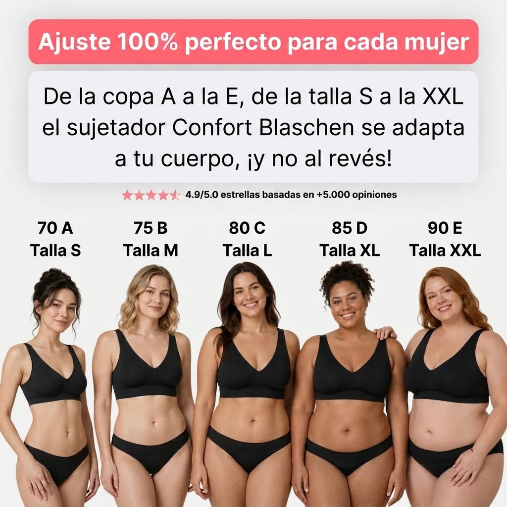 Sujetador Blaschen Sin Costuras ni Aros – Comodidad Total