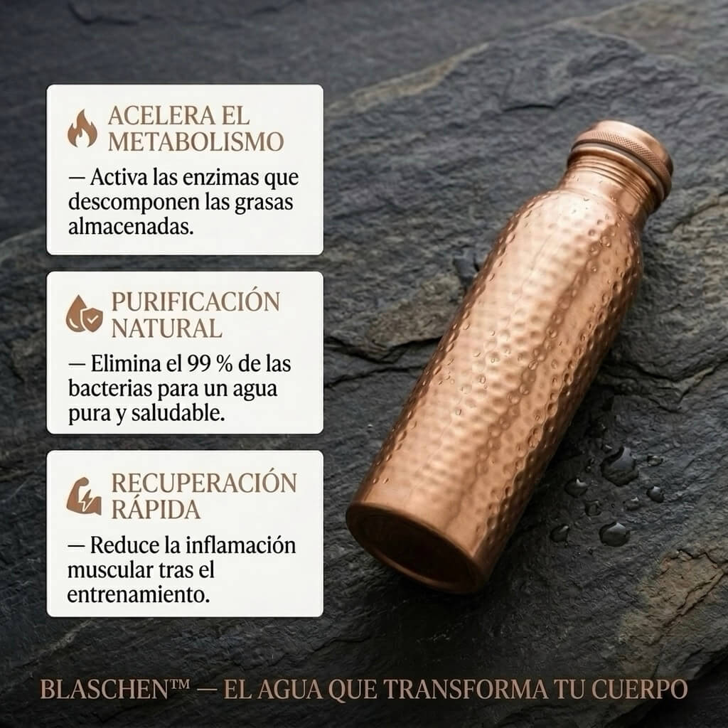 Botella de Cobre Blaschen™ — Quema Grasas y Acelera el Metabolismo Naturalmente