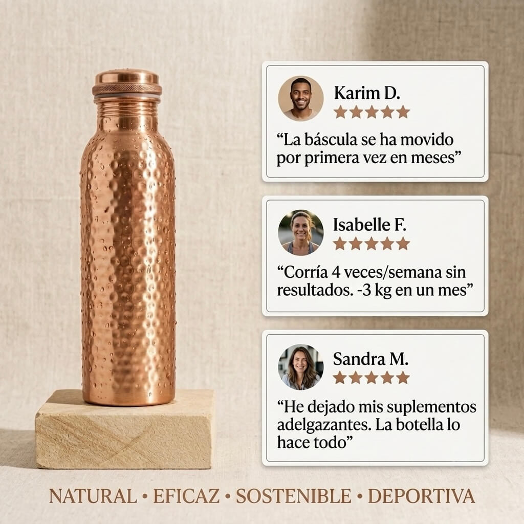 Botella de Cobre Blaschen™ — Quema Grasas y Acelera el Metabolismo Naturalmente
