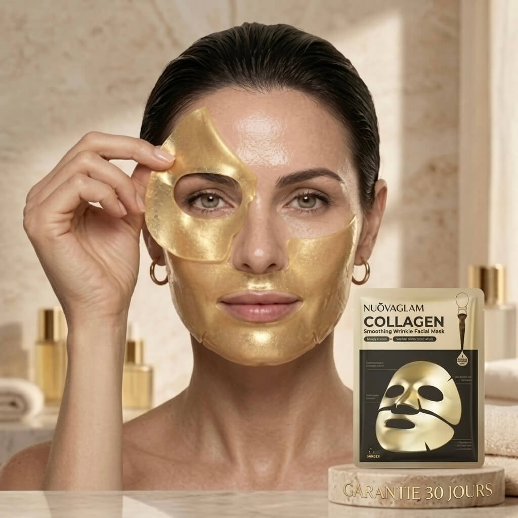 NuovaGlam™ - Masque hydrogel au collagène doré