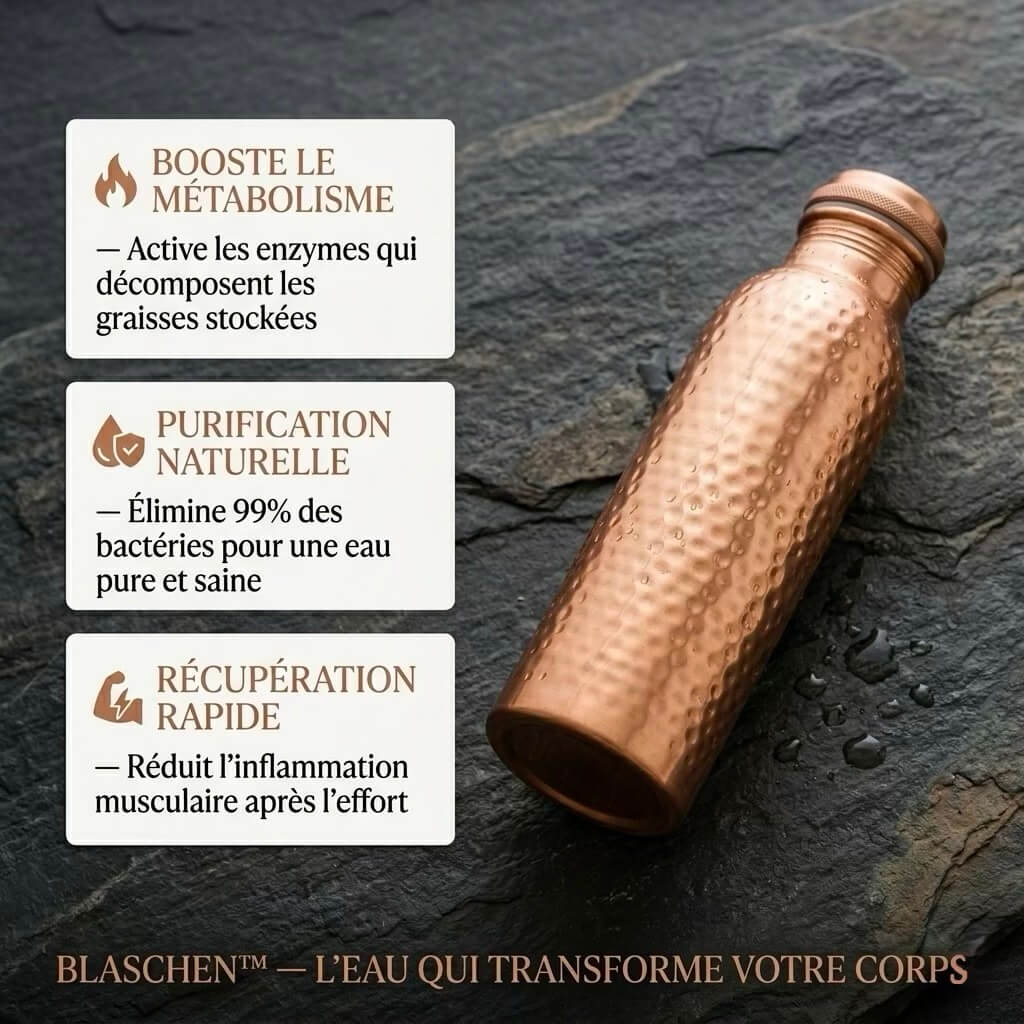 Gourde en Cuivre Blaschen™ — Brûle les Graisses & Booste le Métabolisme Naturellement